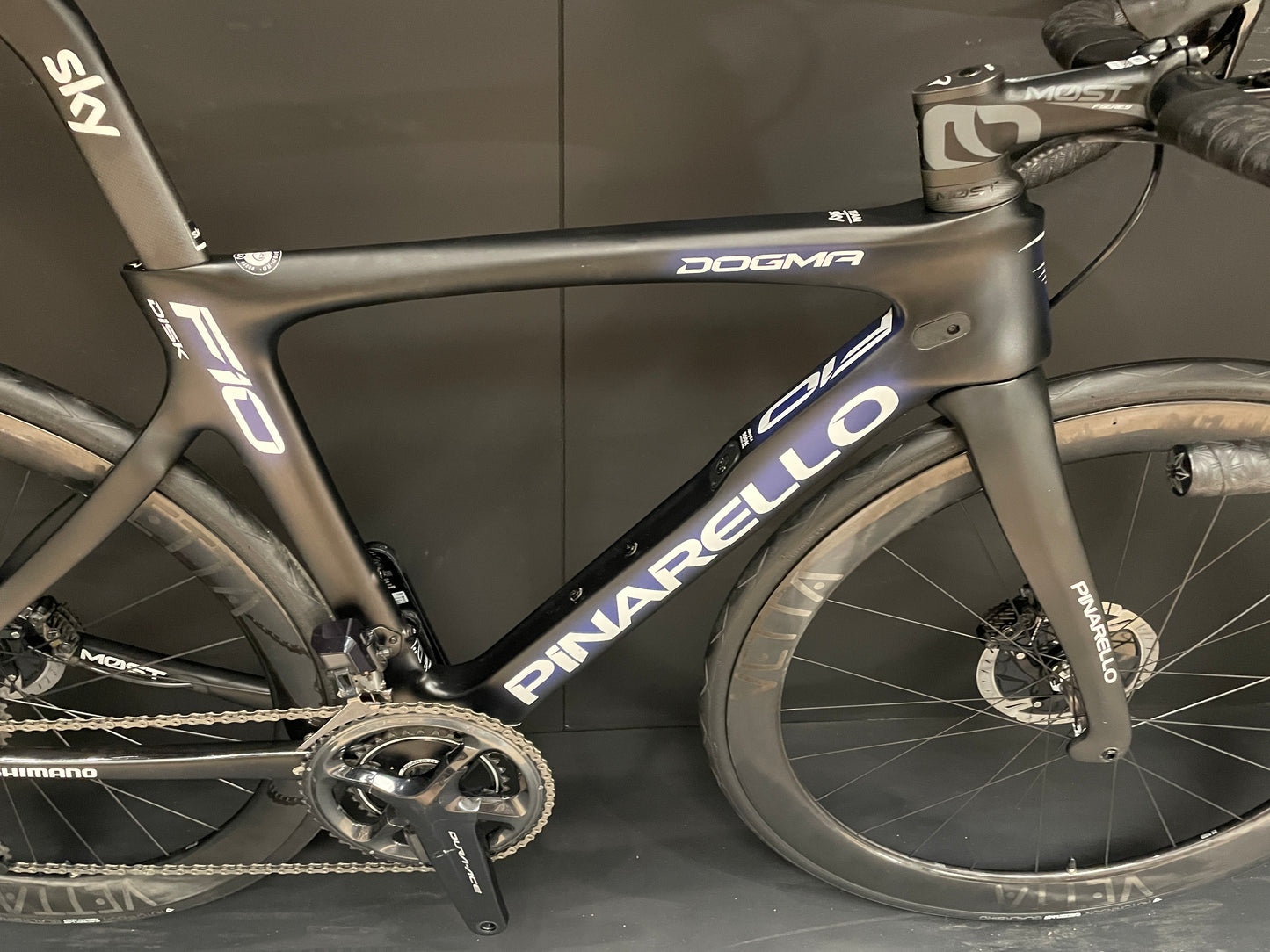 Pinarello Dogma Sky Team F10 Dura Ace Di2 Carbon Disc Road Bike - 2020 - 50cm