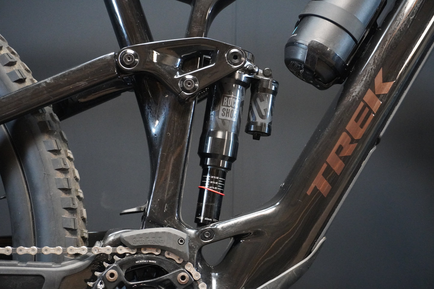 Trek Fuel EXE 9.8 GX AXS & Range Ext. FS E-MTB 2023 - Large - 14 Miles