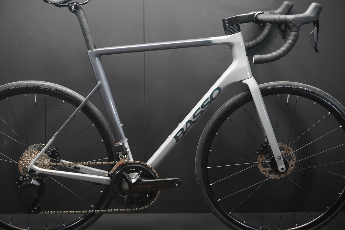 NEW Basso Astra 105 Di2 Carbon Disc Road Bike Grey 2025 - Various Sizes - Full Warranty