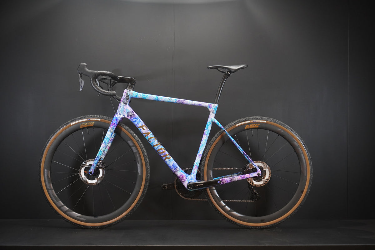 Custom Factor LS GRX Di2 Zipp 303 Firecrest Carbon Disc Gravel Bike - 56cm