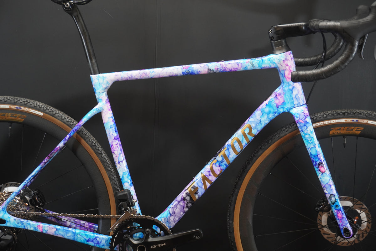 Custom Factor LS GRX Di2 Zipp 303 Firecrest Carbon Disc Gravel Bike - 56cm