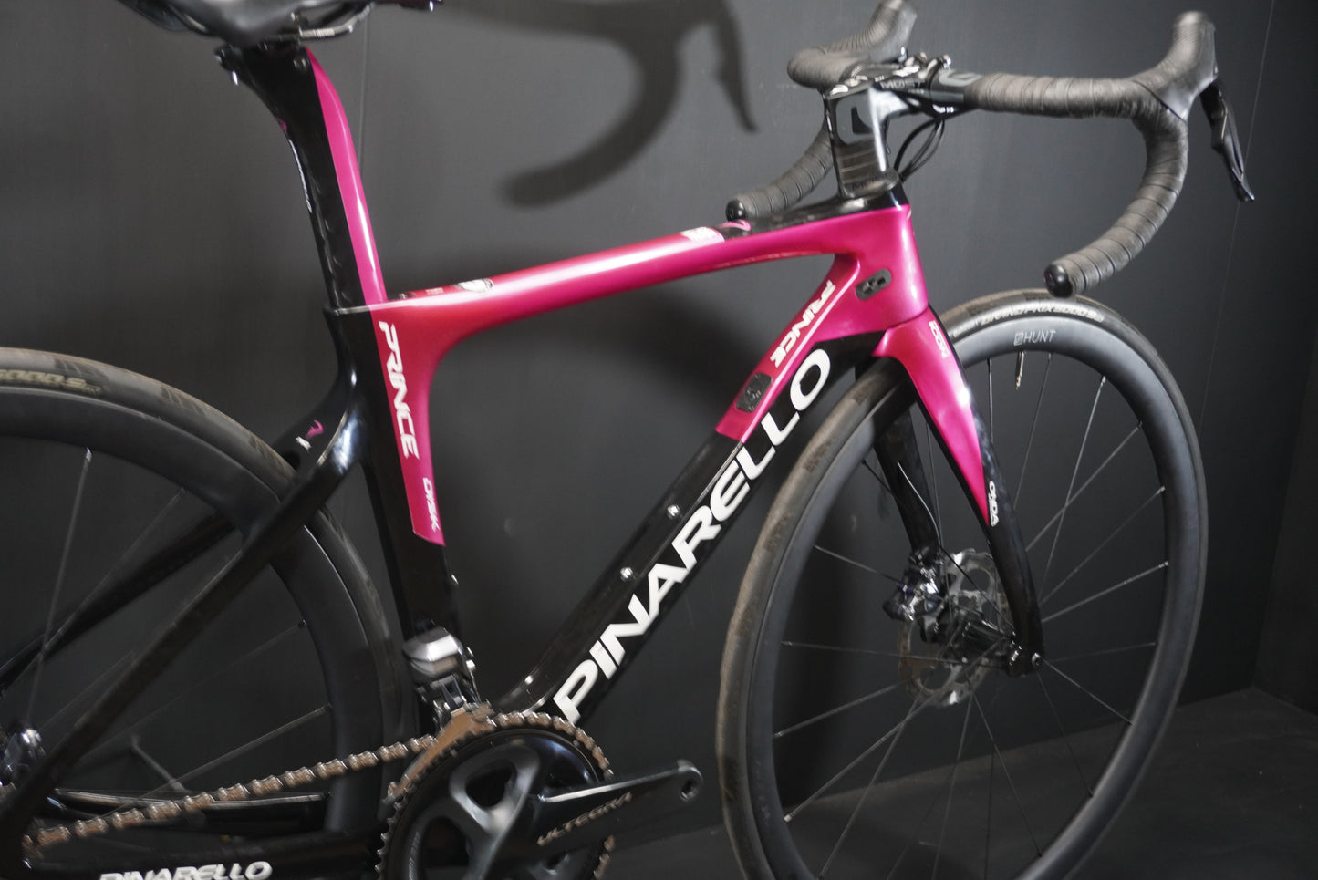 Pinarello Prince Di2 Carbon Disc Road Bike (Easy Fit) 2020 - 425mm XXS (500mm TT) - Upgraded Wheels