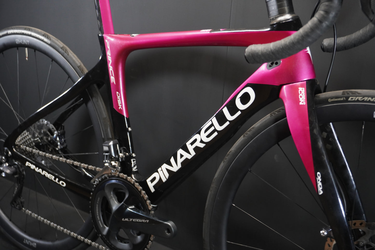 Pinarello Prince Di2 Carbon Disc Road Bike (Easy Fit) 2020 - 425mm XXS (500mm TT) - Upgraded Wheels
