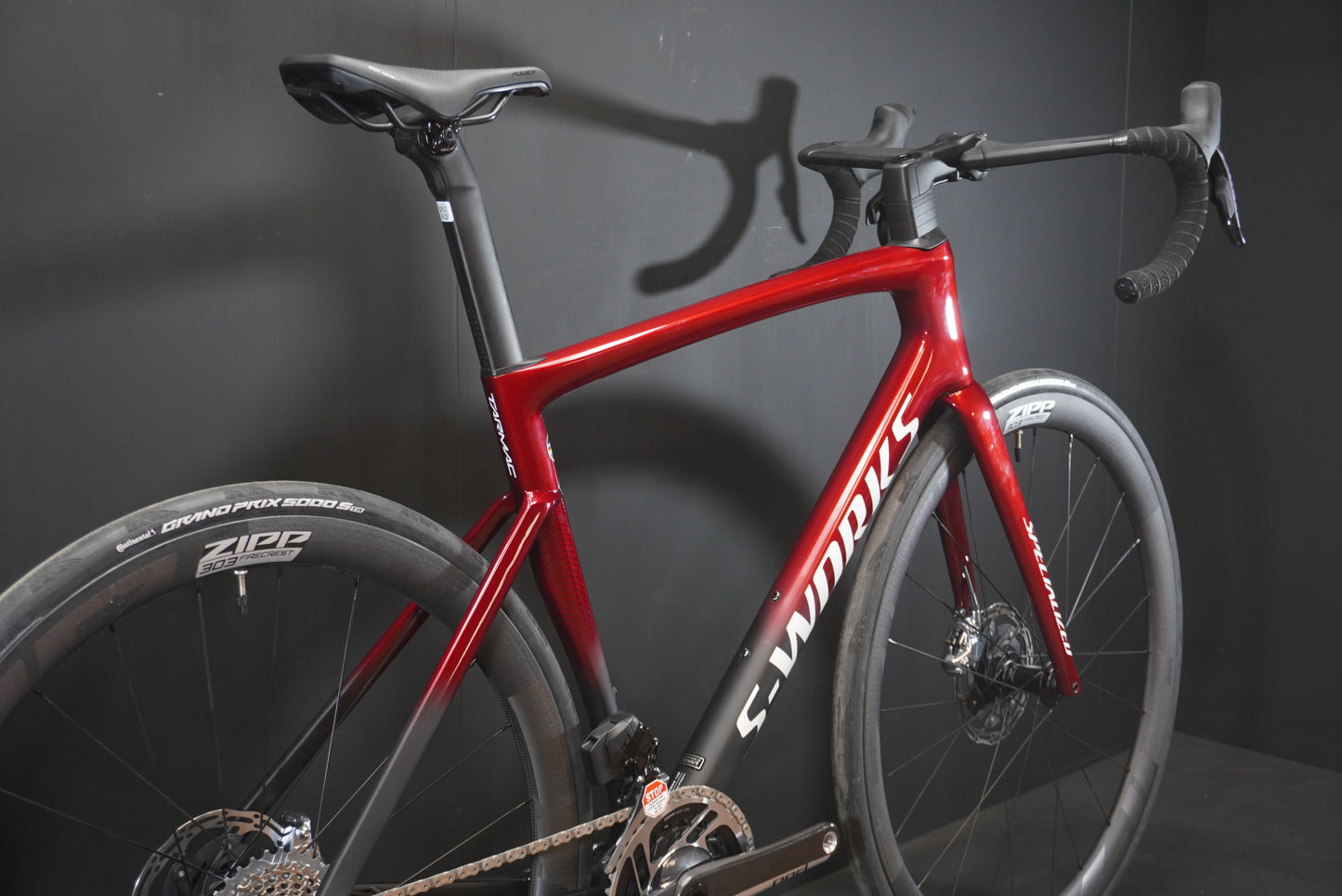NEW Specialized S-Works Tarmac SL7 Red AXS & P/M Carbon Disc Road Bike 2022 - 56cm