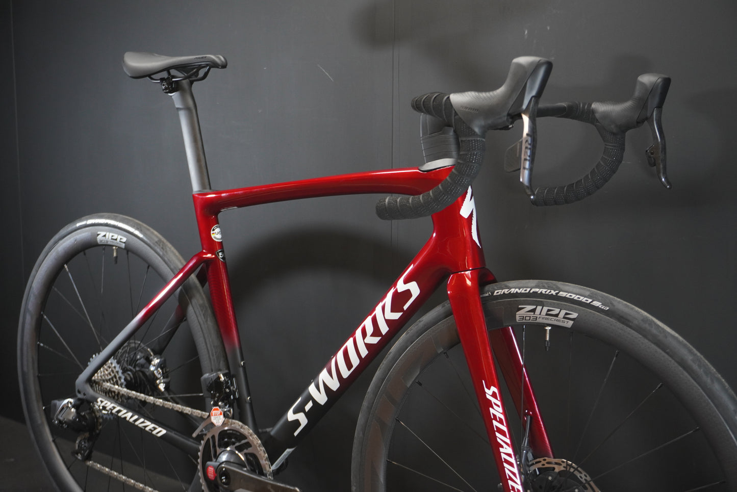 NEW Specialized S-Works Tarmac SL7 Red AXS & P/M Carbon Disc Road Bike 2022 - 56cm
