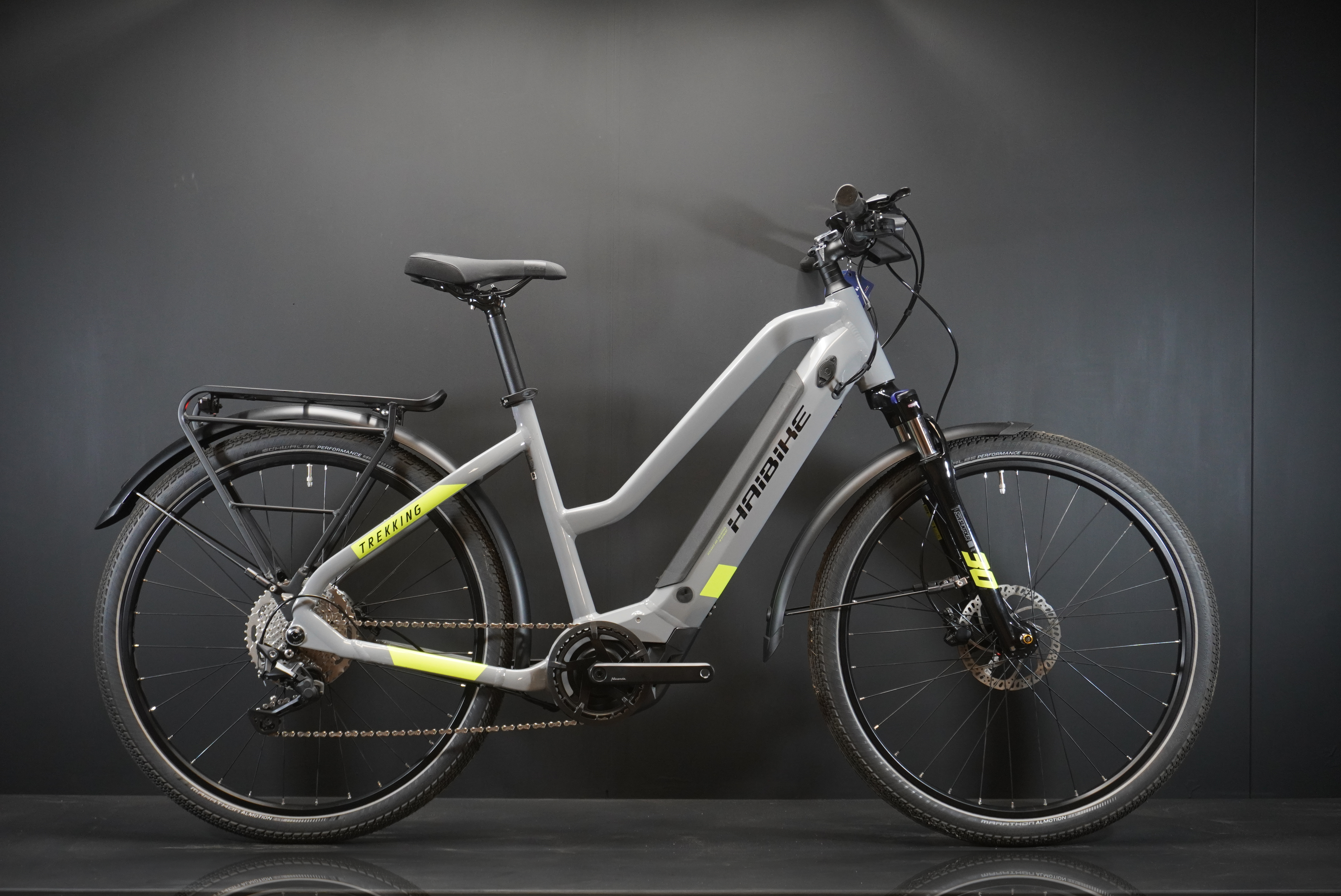 Haibike Trekking 6 Low Step 500Wh Electric Hybrid Bike - Medium