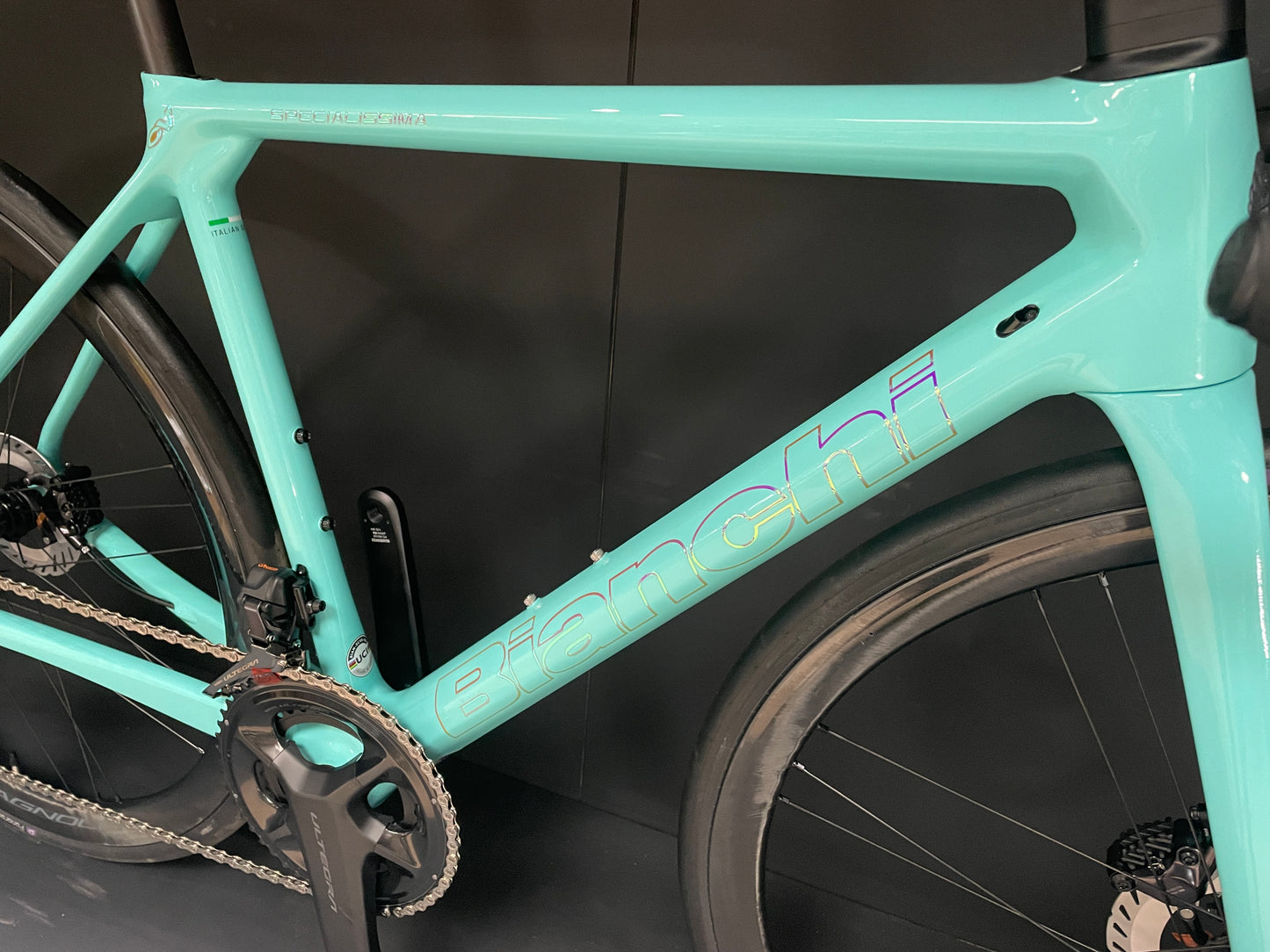 AS NEW Bianchi Specialissima CV Di2 Carbon Disc Road Bike 2022 - 53cm