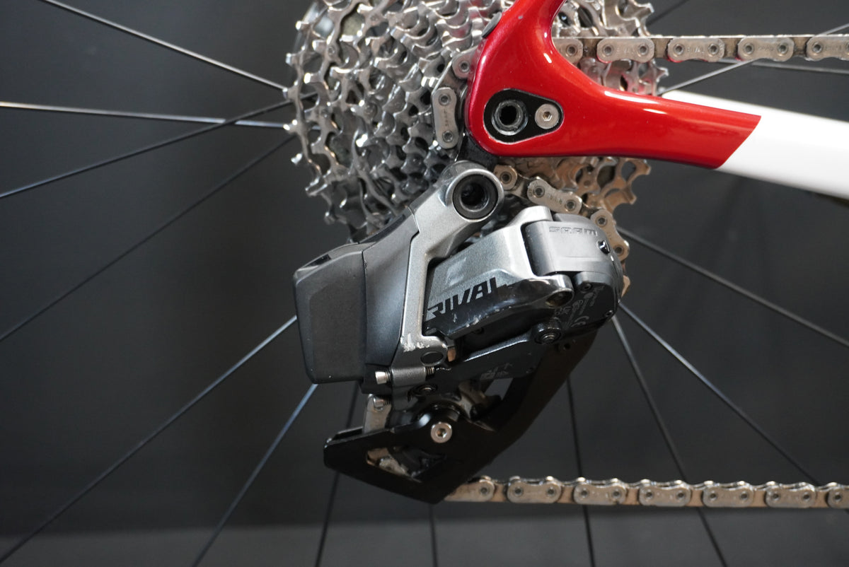 Side View Ridley Ridley Helium AXS Carbon Disc Road Bike 2024 - Medium