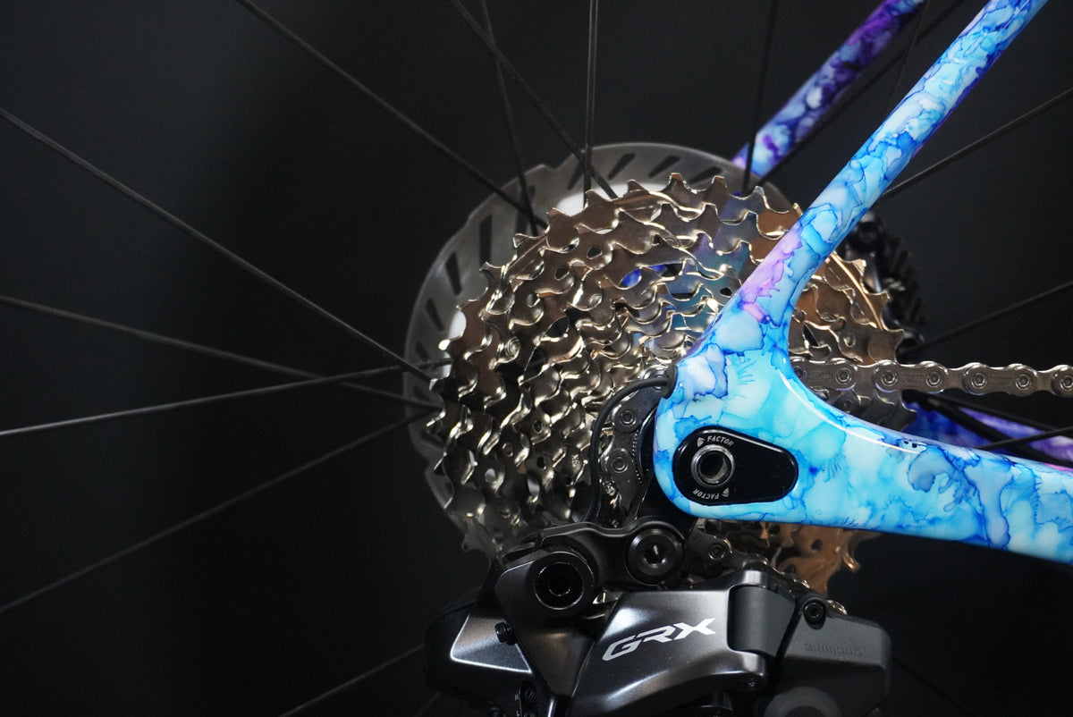 Custom Factor LS GRX Di2 Zipp 303 Firecrest Carbon Disc Gravel Bike - 56cm