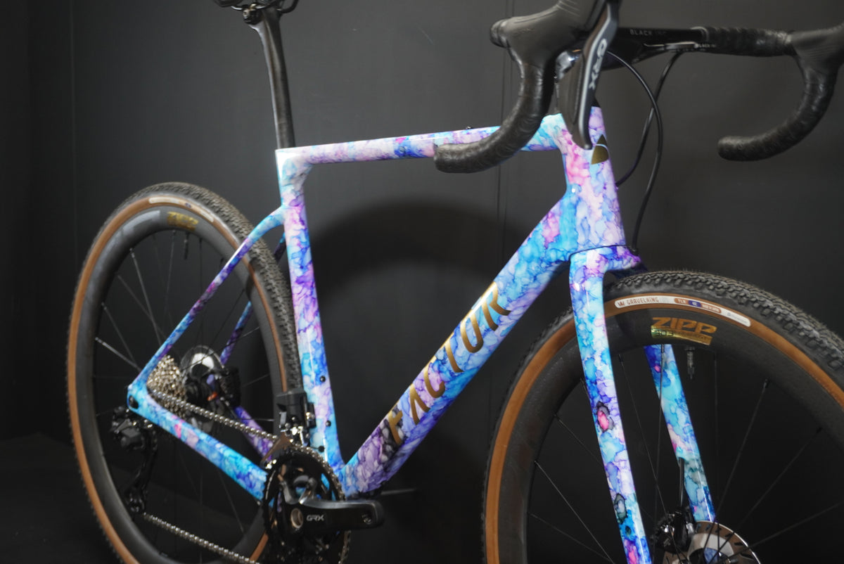 Custom Factor LS GRX Di2 Zipp 303 Firecrest Carbon Disc Gravel Bike - 56cm