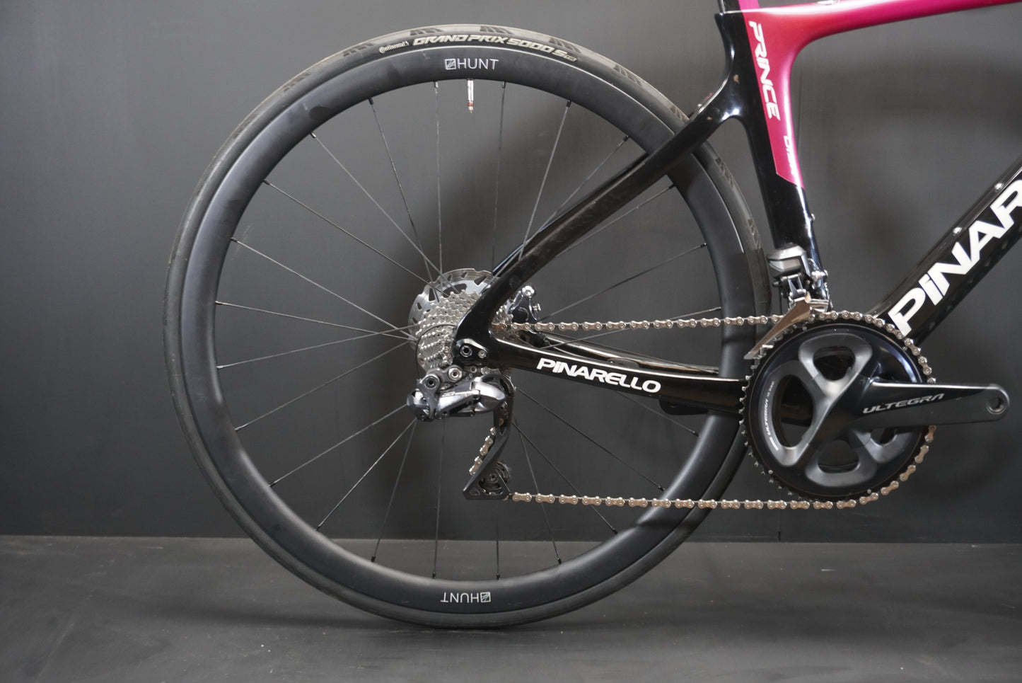 Pinarello Prince Di2 Carbon Disc Road Bike (Easy Fit) 2020 - 425mm XXS (500mm TT) - Upgraded Wheels