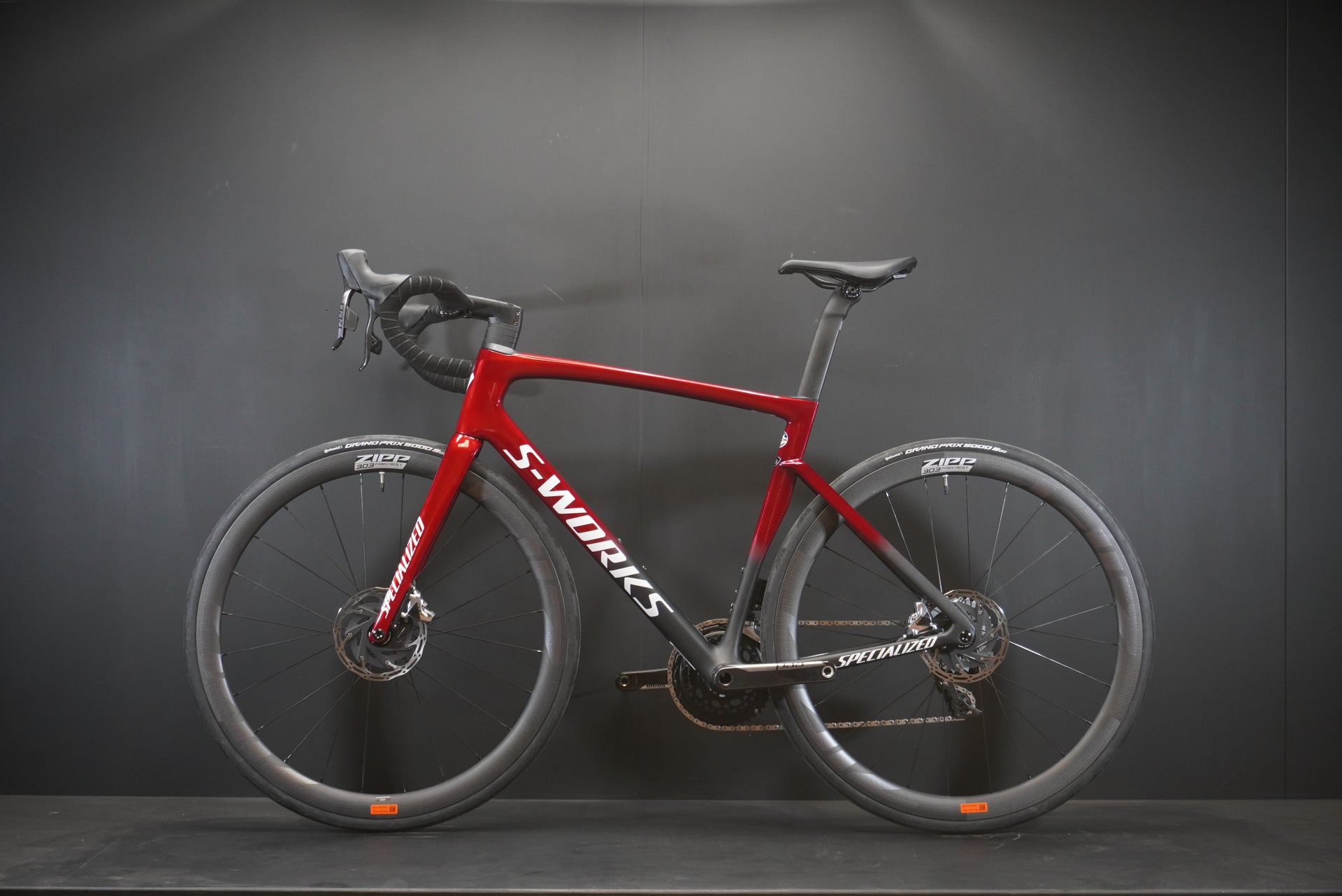 NEW Specialized S-Works Tarmac SL7 Red AXS & P/M Carbon Disc Road Bike 2022 - 56cm