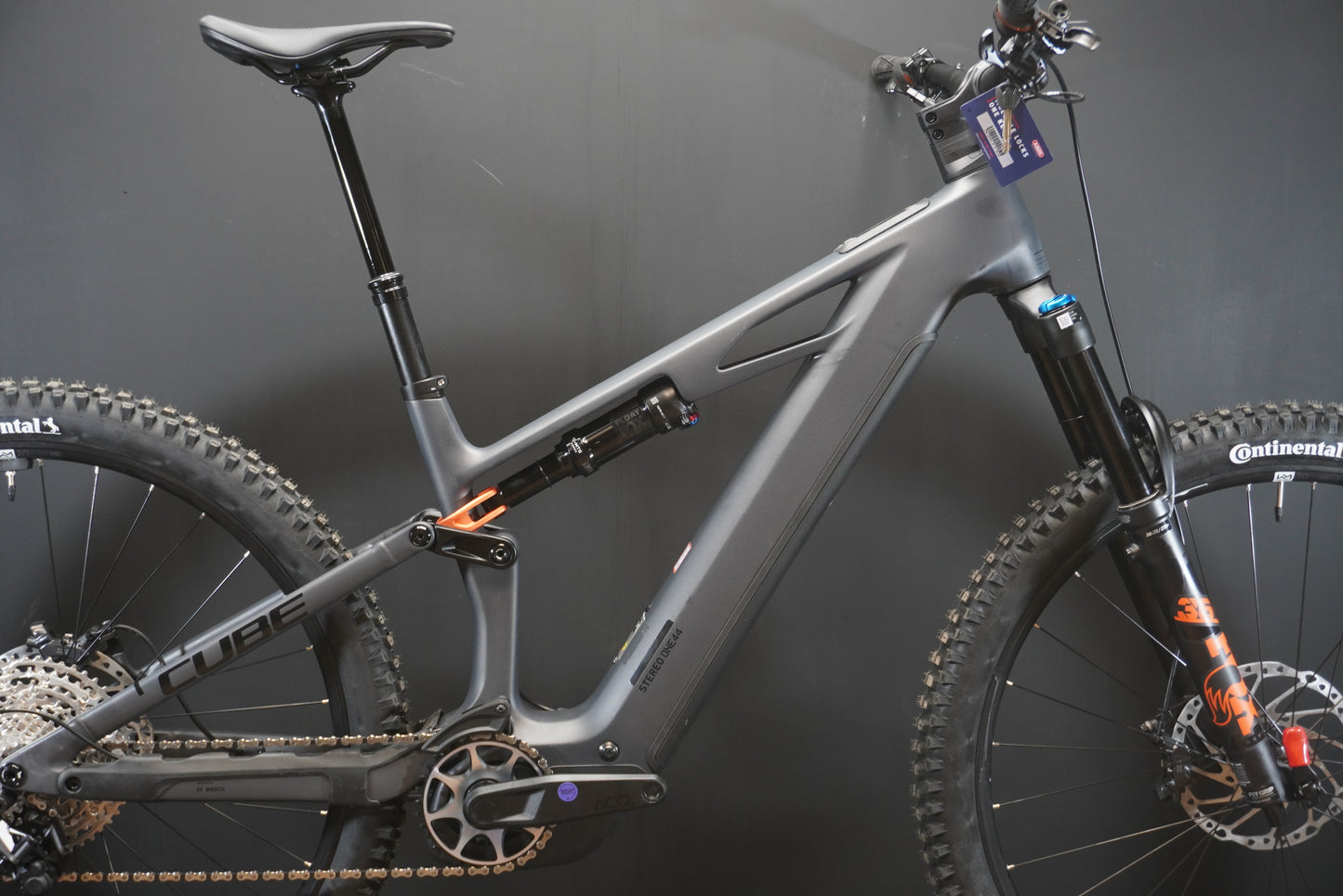 NEW Cube Stereo Hybrid One44 HPC SLX 800Wh FS Carbon E-MTB 2025 - Large - 0 Miles