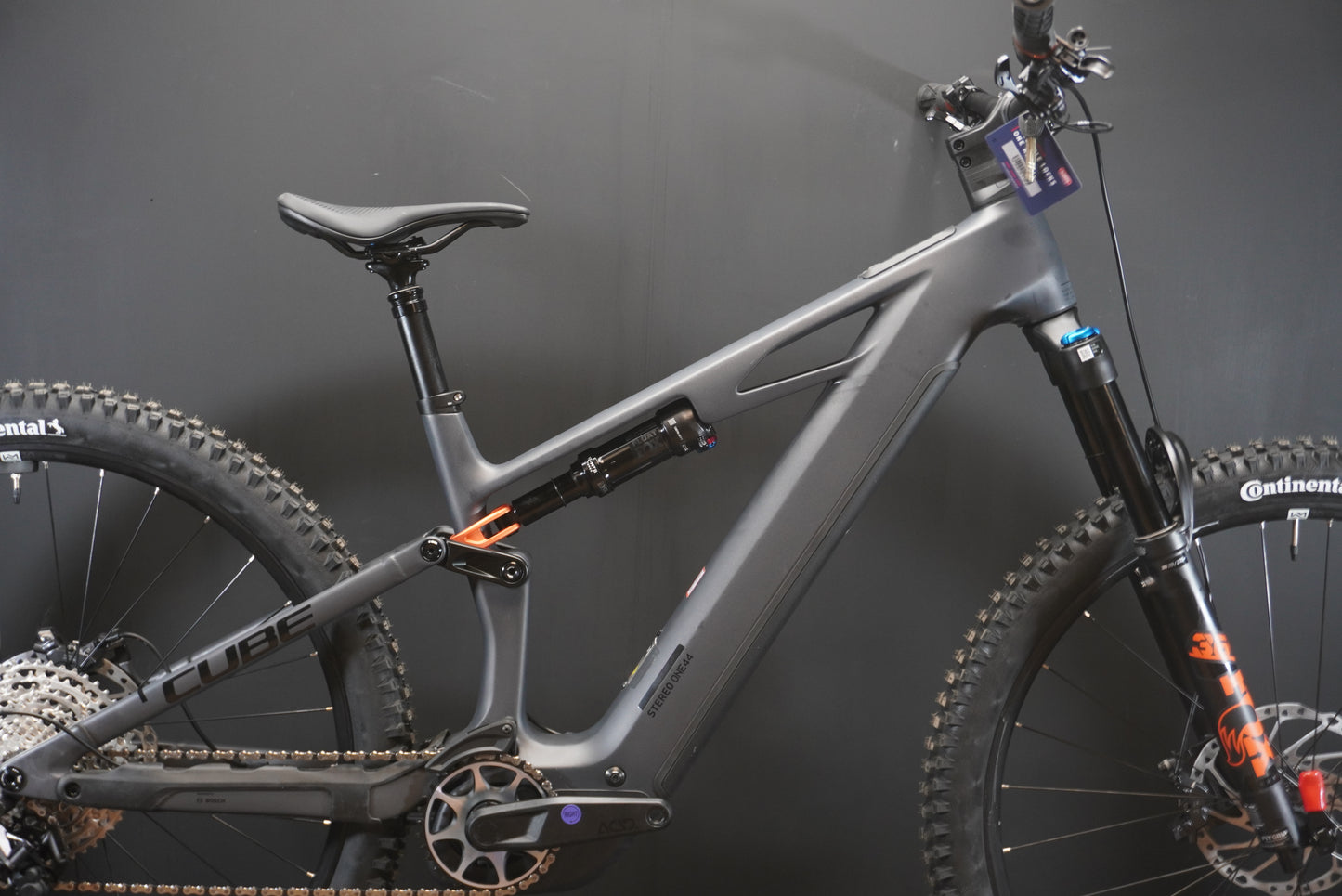 NEW Cube Stereo Hybrid One44 HPC SLX 800Wh FS Carbon E-MTB 2025 - Large - 0 Miles