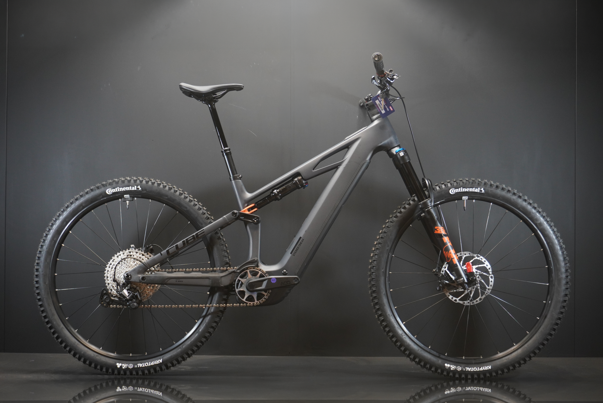 NEW Cube Stereo Hybrid One44 HPC SLX 800Wh FS Carbon E-MTB 2025 - Large - 0 Miles